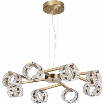 Люстра ODEON LIGHT MIRAGE L-VISION ODL24 453 LED 53W 4000K 3312лм металл акрил, античная бронза Люстра ODEON LIGHT MIRAGE L-VISION ODL24 453 LED 53W 4000K 3312лм металл акрил, античная бронза