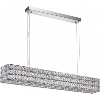 Люстра ODEON LIGHT PANTA L-VISION ODL24 483 LED 48W 4000K 2452Лм металл хрусталь, хром Люстра ODEON LIGHT PANTA L-VISION ODL24 483 LED 48W 4000K 2452Лм металл хрусталь, хром