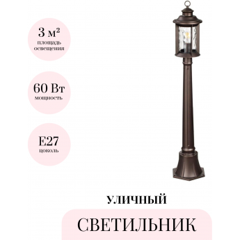 Уличный светильник ODEON LIGHT NATURE MAVRET 4961/1F Уличный светильник ODEON LIGHT NATURE MAVRET 4961/1F