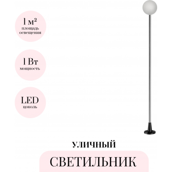 Уличный светильник ODEON LIGHT NATURE NOTTE 7123/1GLB Уличный светильник ODEON LIGHT NATURE NOTTE 7123/1GLB